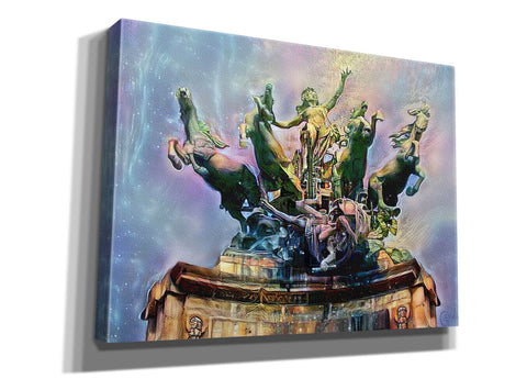 Image of 'Paris France Quadriga at Grand Palais' by Pedro Gavidia, Canvas Wall Art