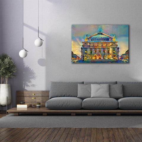 Image of 'Paris France Opera Garnier' by Pedro Gavidia, Canvas Wall Art,60 x 40