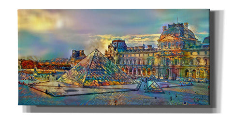 Image of 'Paris France Louvre Museum' by Pedro Gavidia, Canvas Wall Art