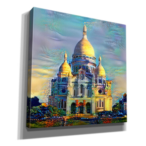 Image of 'Paris France Basilica of the Sacred Heart Sacre Coeur' by Pedro Gavidia, Canvas Wall Art