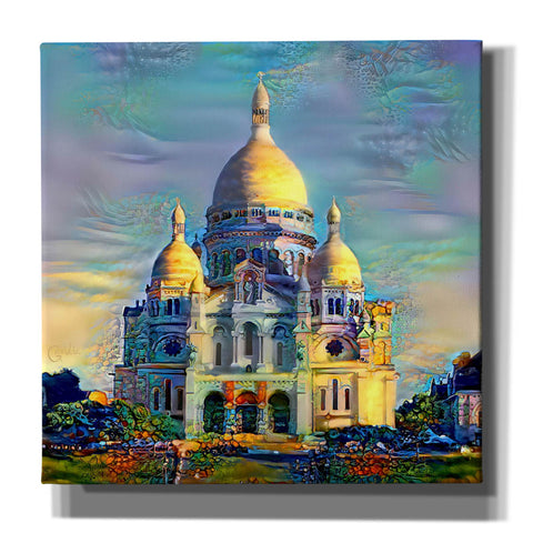 Image of 'Paris France Basilica of the Sacred Heart Sacre Coeur' by Pedro Gavidia, Canvas Wall Art