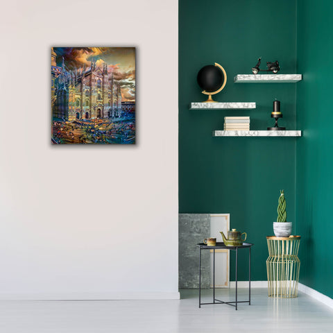 Image of 'Milan Italy Domm Cathedral' by Pedro Gavidia, Canvas Wall Art,26 x 30