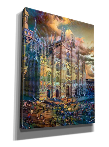 Image of 'Milan Italy Domm Cathedral' by Pedro Gavidia, Canvas Wall Art