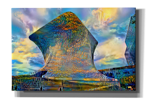 Image of 'Mexico City Soumaya Museum' by Pedro Gavidia, Canvas Wall Art