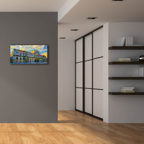 Image of 'Mexico City Palace of Mines' by Pedro Gavidia, Canvas Wall Art,40 x 20