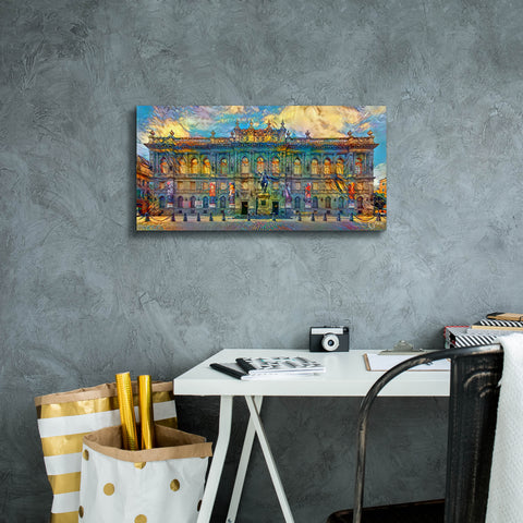 Image of 'Mexico City National Museum of Art' by Pedro Gavidia, Canvas Wall Art,24 x 12