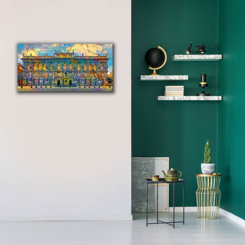 Image of 'Mexico City National Museum of Art' by Pedro Gavidia, Canvas Wall Art,40 x 20