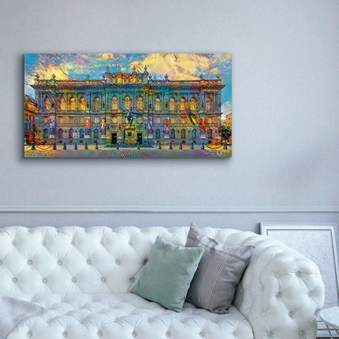 Image of 'Mexico City National Museum of Art' by Pedro Gavidia, Canvas Wall Art,60 x 30
