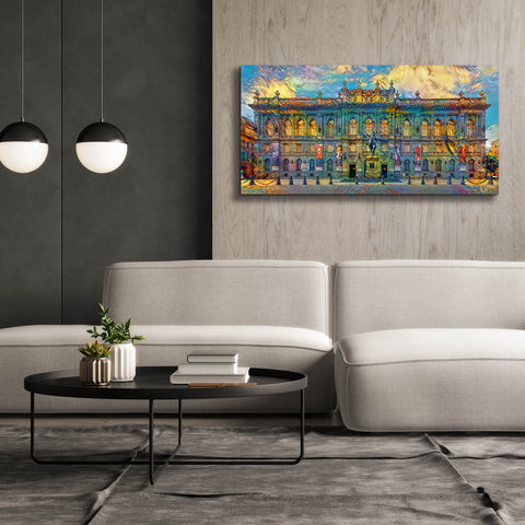 Image of 'Mexico City National Museum of Art' by Pedro Gavidia, Canvas Wall Art,60 x 30