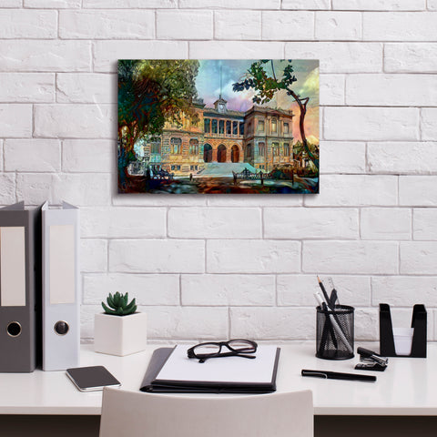 Image of 'Mexico City Museum of Geology' by Pedro Gavidia, Canvas Wall Art,18 x 12