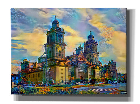 Image of 'Mexico City Metropolitan Cathedral' by Pedro Gavidia, Canvas Wall Art