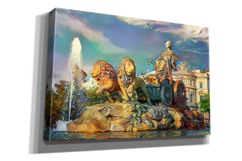 Image of 'Madrid Spain Cibeles Fountain' by Pedro Gavidia, Canvas Wall Art