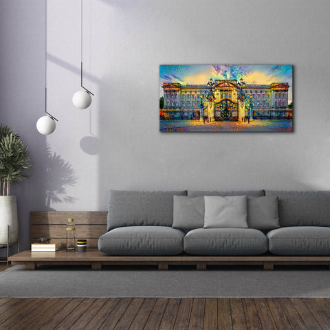 Image of 'London England Buckingham Palace' by Pedro Gavidia, Canvas Wall Art,60 x 30