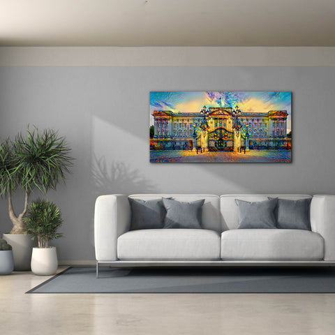 Image of 'London England Buckingham Palace' by Pedro Gavidia, Canvas Wall Art,60 x 30