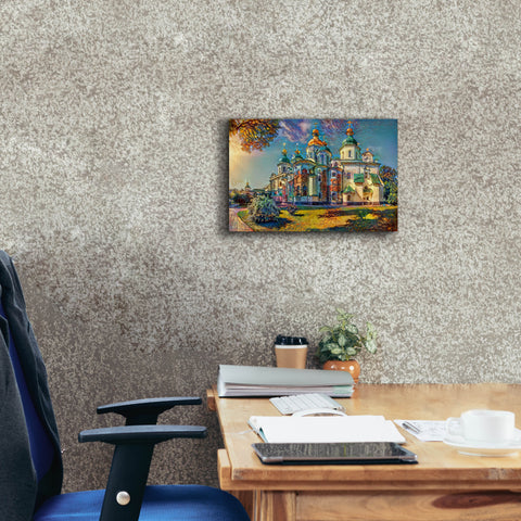 Image of 'Kyiv Ukraine Saint Sophia Cathedral' by Pedro Gavidia, Canvas Wall Art,18 x 12