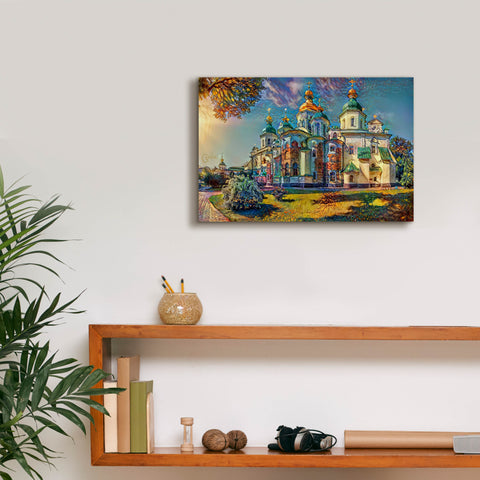 Image of 'Kyiv Ukraine Saint Sophia Cathedral' by Pedro Gavidia, Canvas Wall Art,18 x 12