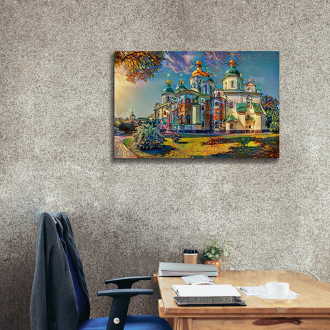 Image of 'Kyiv Ukraine Saint Sophia Cathedral' by Pedro Gavidia, Canvas Wall Art,40 x 26