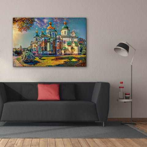 Image of 'Kyiv Ukraine Saint Sophia Cathedral' by Pedro Gavidia, Canvas Wall Art,60 x 40