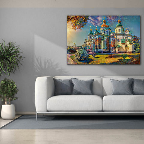 Image of 'Kyiv Ukraine Saint Sophia Cathedral' by Pedro Gavidia, Canvas Wall Art,60 x 40