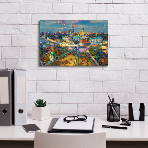 Image of 'Kyiv Ukraine City' by Pedro Gavidia, Canvas Wall Art,18 x 12