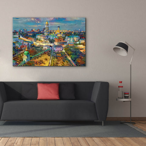 Image of 'Kyiv Ukraine City' by Pedro Gavidia, Canvas Wall Art,60 x 40