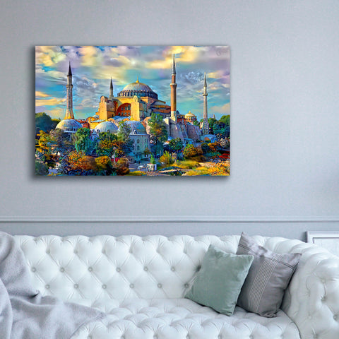 Image of 'Istanbul Turkey Hagia Sophia' by Pedro Gavidia, Canvas Wall Art,60 x 40