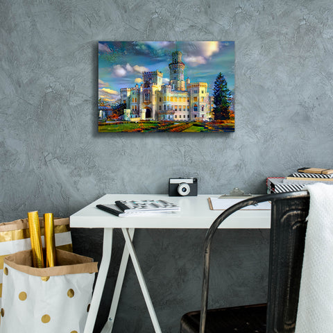 Image of 'Hluboka nad Vltavou Czech Republic Hluboka Castle' by Pedro Gavidia, Canvas Wall Art,18 x 12