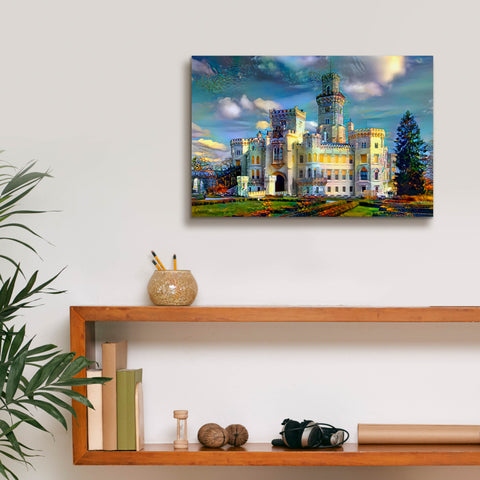 Image of 'Hluboka nad Vltavou Czech Republic Hluboka Castle' by Pedro Gavidia, Canvas Wall Art,18 x 12