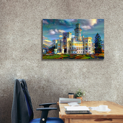 Image of 'Hluboka nad Vltavou Czech Republic Hluboka Castle' by Pedro Gavidia, Canvas Wall Art,40 x 26