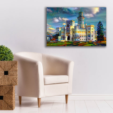 Image of 'Hluboka nad Vltavou Czech Republic Hluboka Castle' by Pedro Gavidia, Canvas Wall Art,40 x 26