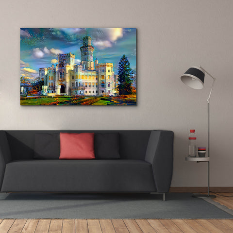 Image of 'Hluboka nad Vltavou Czech Republic Hluboka Castle' by Pedro Gavidia, Canvas Wall Art,60 x 40