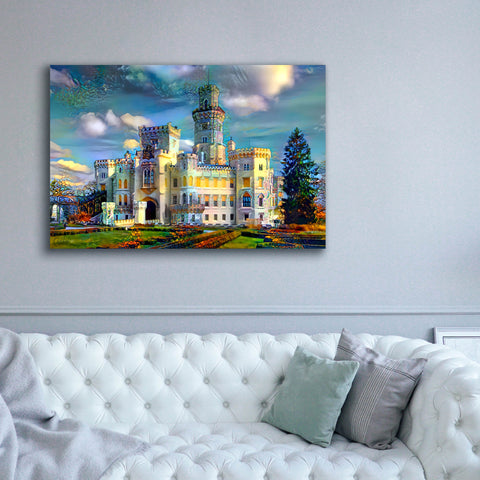 Image of 'Hluboka nad Vltavou Czech Republic Hluboka Castle' by Pedro Gavidia, Canvas Wall Art,60 x 40
