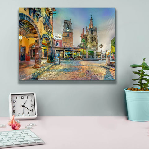 Image of 'Guanajuato Mexico San Miguel de Allende' by Pedro Gavidia, Canvas Wall Art,16 x 12