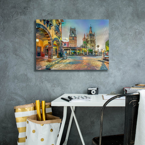 Image of 'Guanajuato Mexico San Miguel de Allende' by Pedro Gavidia, Canvas Wall Art,26 x 18