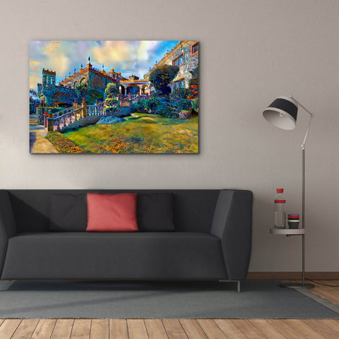 Image of 'Guanajuato Mexico Castillo de Santa Cecilia staircase' by Pedro Gavidia, Canvas Wall Art,60 x 40