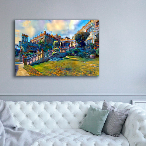 Image of 'Guanajuato Mexico Castillo de Santa Cecilia staircase' by Pedro Gavidia, Canvas Wall Art,60 x 40