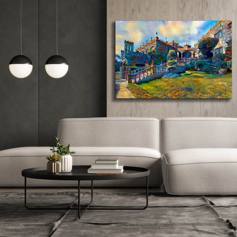 Image of 'Guanajuato Mexico Castillo de Santa Cecilia staircase' by Pedro Gavidia, Canvas Wall Art,60 x 40