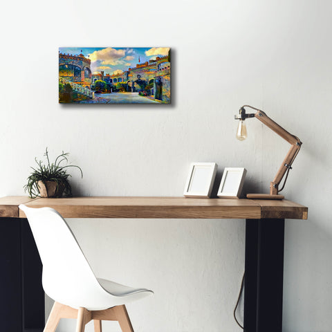 Image of 'Guanajuato Mexico Castillo de Santa Cecilia interior' by Pedro Gavidia, Canvas Wall Art,24 x 12