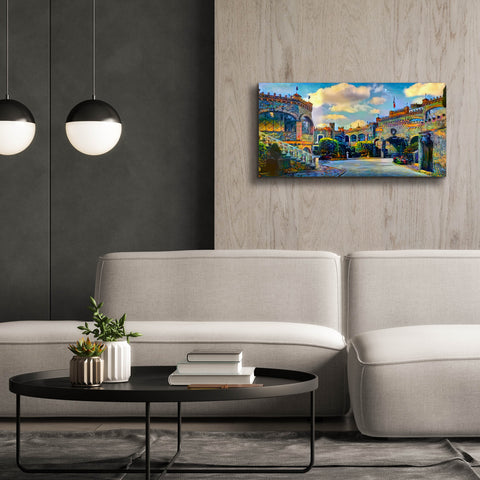 Image of 'Guanajuato Mexico Castillo de Santa Cecilia interior' by Pedro Gavidia, Canvas Wall Art,40 x 20
