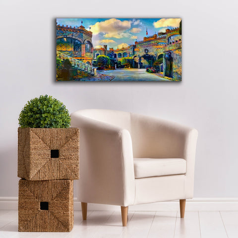 Image of 'Guanajuato Mexico Castillo de Santa Cecilia interior' by Pedro Gavidia, Canvas Wall Art,40 x 20