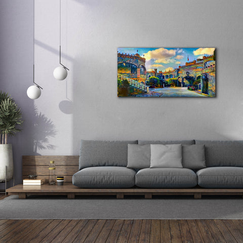 Image of 'Guanajuato Mexico Castillo de Santa Cecilia interior' by Pedro Gavidia, Canvas Wall Art,60 x 30