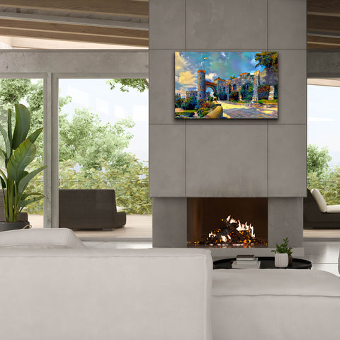 Image of 'Guanajuato Mexico Castillo de Santa Cecilia entrance' by Pedro Gavidia, Canvas Wall Art,40 x 26