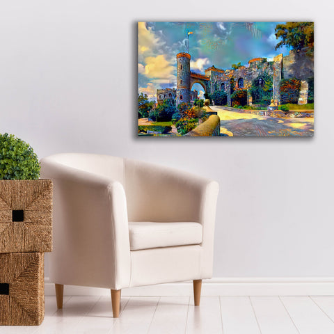 Image of 'Guanajuato Mexico Castillo de Santa Cecilia entrance' by Pedro Gavidia, Canvas Wall Art,40 x 26