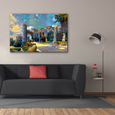 Image of 'Guanajuato Mexico Castillo de Santa Cecilia entrance' by Pedro Gavidia, Canvas Wall Art,60 x 40