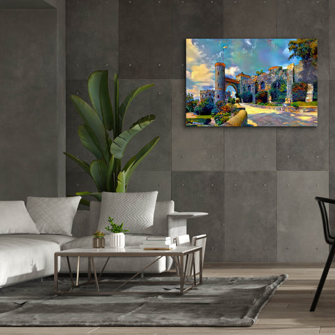 Image of 'Guanajuato Mexico Castillo de Santa Cecilia entrance' by Pedro Gavidia, Canvas Wall Art,60 x 40