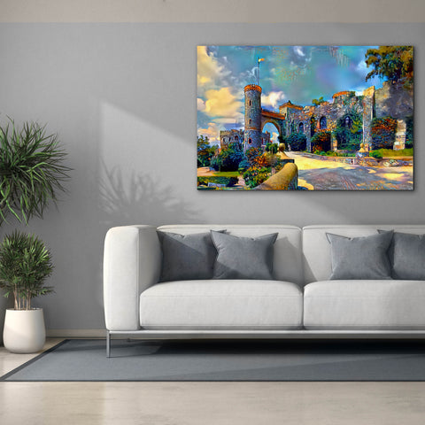 Image of 'Guanajuato Mexico Castillo de Santa Cecilia entrance' by Pedro Gavidia, Canvas Wall Art,60 x 40