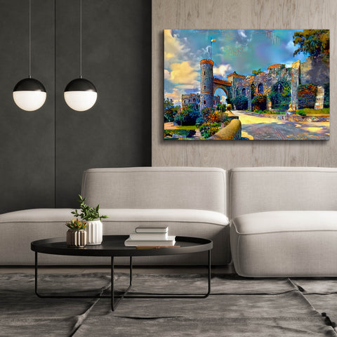 Image of 'Guanajuato Mexico Castillo de Santa Cecilia entrance' by Pedro Gavidia, Canvas Wall Art,60 x 40