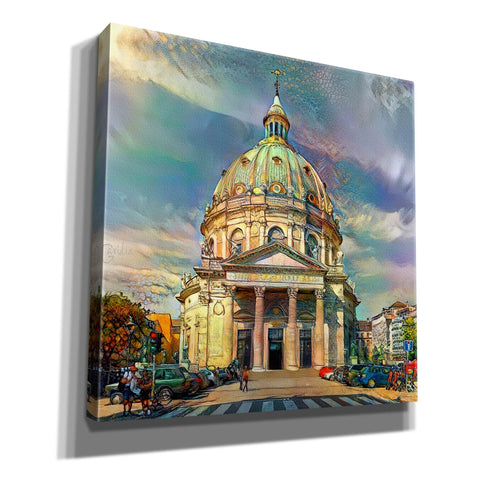 Image of 'Copenhagen Denmark Frederiks Church' by Pedro Gavidia, Canvas Wall Art