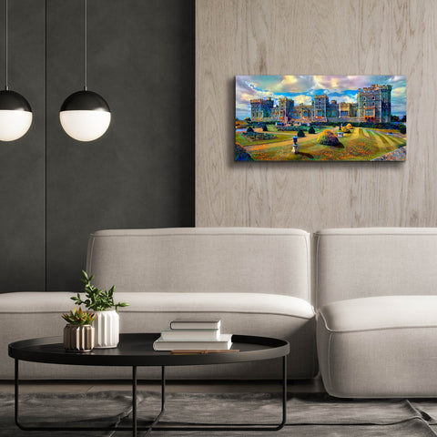 Image of 'Berkshire England Windsor Castle' by Pedro Gavidia, Canvas Wall Art,40 x 20