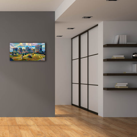 Image of 'Berkshire England Windsor Castle' by Pedro Gavidia, Canvas Wall Art,40 x 20